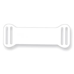 Non-Slip Plastic Op-Tags (White/1,000 per bag)
